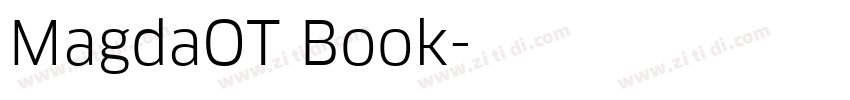 MagdaOT Book字体转换